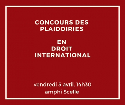 Concours de plaidoirie en droit international