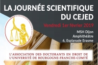 La journ&eacute;e scientifique du CEJED
