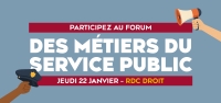 Forum des m&eacute;tiers du service public &ndash; Jeudi 22 janvier 2026